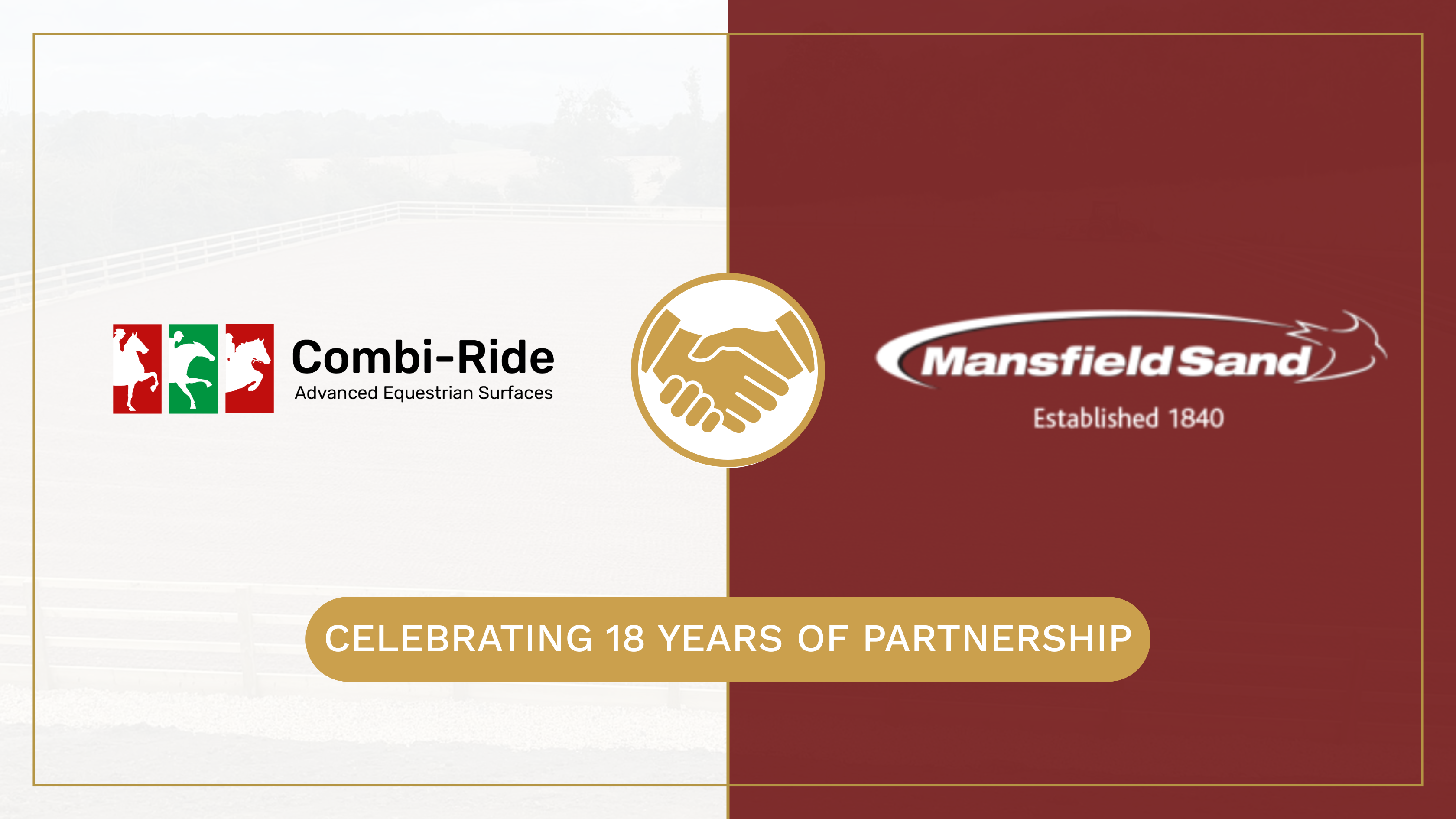 Celebrating 18 Years of Partnership: Combi-Ride and Mansfield Sand